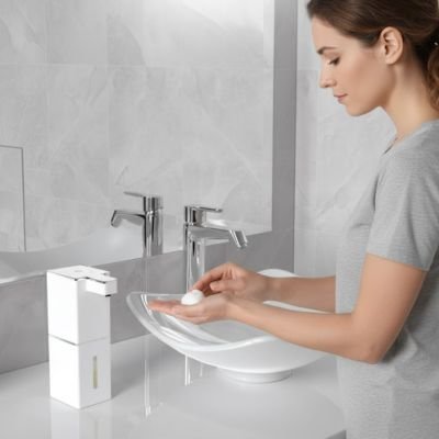 Distributeur de savon automatique | Sans Contact, hygiène - La cuisine et ses accessoires.com